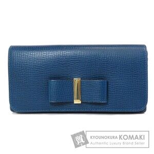 Chloe Ribbon Motif Long Wallet Leather